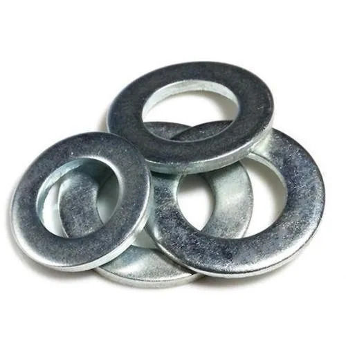 Stainless Steel Plain Washer - Durable, Corrosion and Rust Resistant | Polished Surface, Silver Color, For Commercial Use