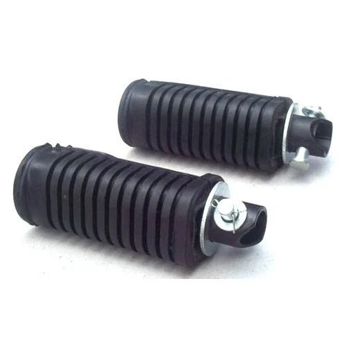 High Grade Bike Black Round Rubber Footrest