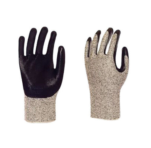 Grey Nitrile Rubber Cut Level 5 Hand Gloves