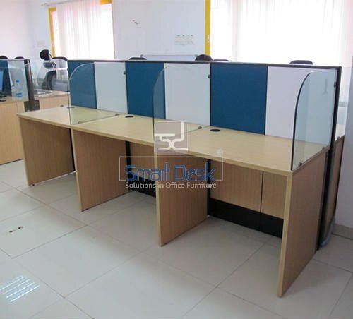 Wooden Staff Office Workstation Crack Resistance, Easy To Place