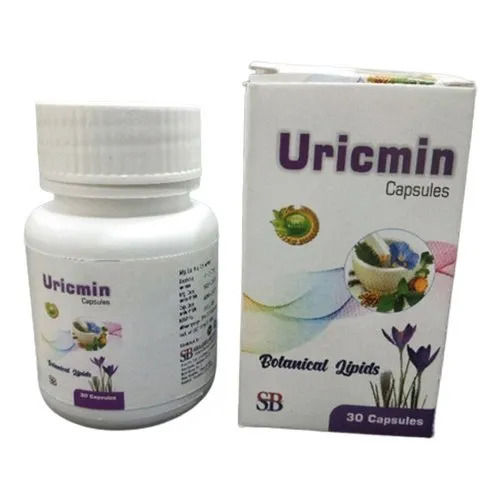 Ayurvedic Uricmin Capsules, Packaging Size 30 Capsules