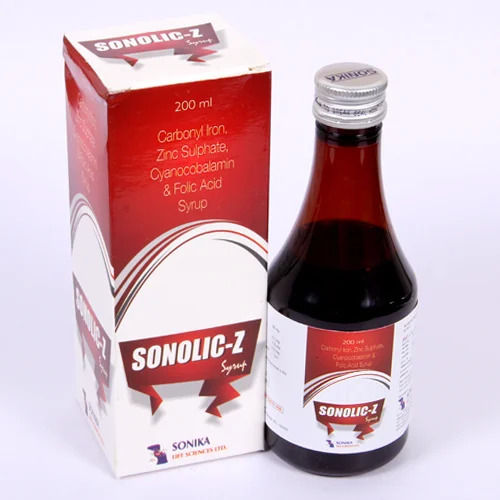 Stainless Steel Carbonyl Iron Folic Acid And Zinc Syrup