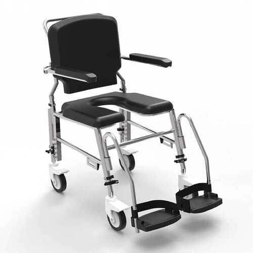 Manual Commode Wheelchair For Hospital Use