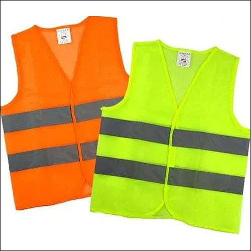 Polyester Safety Jacket For Traffic, Auto Racing And Construction Site Application: Industrial