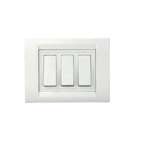 White Color Rectangular Shape Electrical Switch Boards