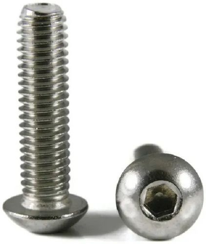 Corrosion And Rust Resistant Stainless Steel Button Head Screw Application: Industrial