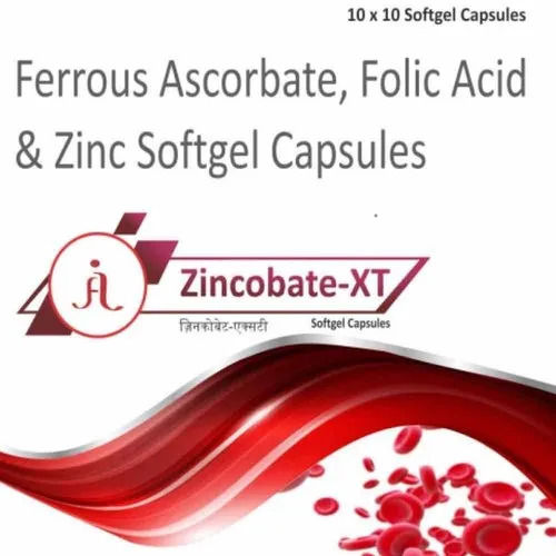 Ferrous Ascorbate Folic Acid And Zinc Softgel Capsules