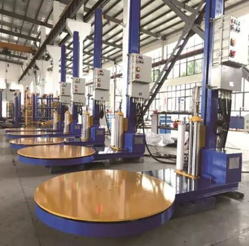 Tray Wrapping Packaging Line For Industrial Application By SHANGHAI JINGLIN PACKAGING MACHINERY CO.,LTD