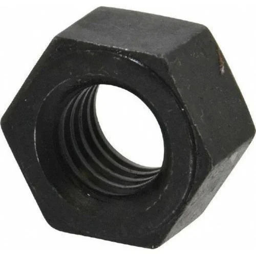 Corrosion And Rust Resistant Black Mild Steel Hex Nuts