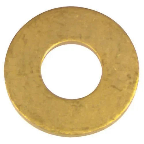 Corrosion And Rust Resistant Round Shape Brass Plain Washer Application: Industrial