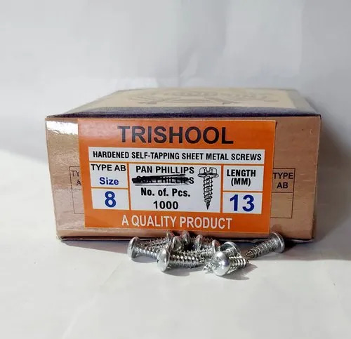 अर्ध स्वचालित संक्षारण और जंग प्रतिरोधी पैन फिलिप्स 8X13 - शीट मेटल स्क्रू