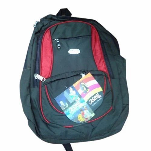 Multi Color Plain Pattern Polyester Mens College Bags Application: Industrial