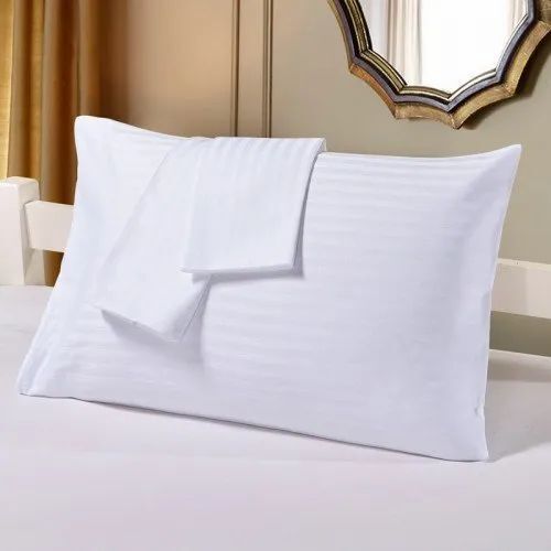 White Color Striped Pattern Pillow Covers For Hotel And Home 