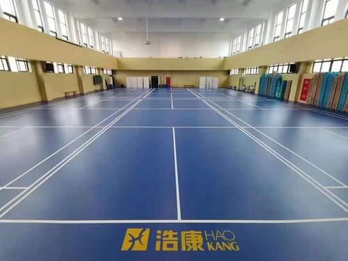 Green Blue Color Professional Badminton Court Flooring