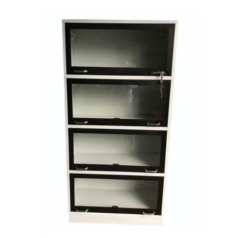 Heavy Duty 4 Shelves Box Steel Bookshelf For Library 