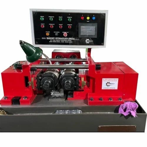 Silver Hydraulic Thread Rolling Machine For Industrial 