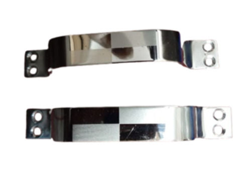 Metal Door Handle - Durable Alloy, Polished Finish | Very Good Quality, Solid Strength, Rectangular Shape, Coated Surface