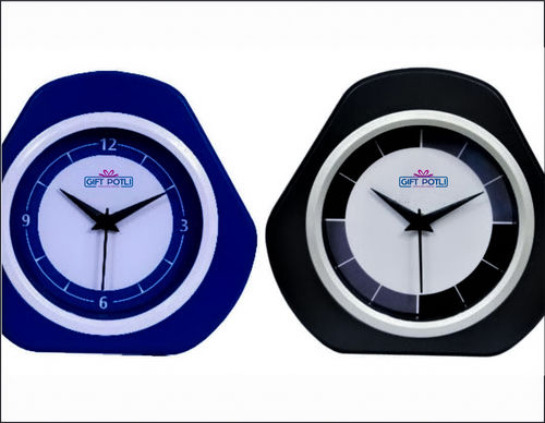 Plastic New Table Top Cum Wall Clock For Corporate Gifting Use