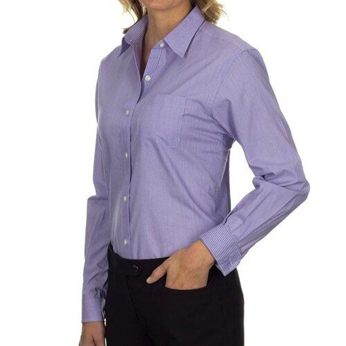 Strong Plain Pattern Full Sleeves Regular Fit Ladies Formal Wear