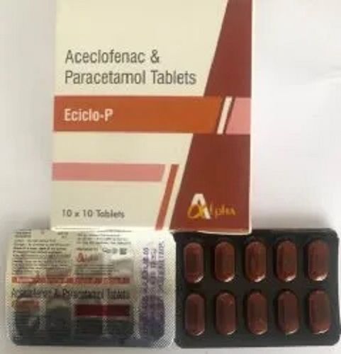 Manual Aceclofenac And Paracetamol Tablets