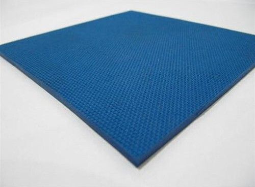 Anti Slippery Lightweight Blue Plain Electric Rubber Mat