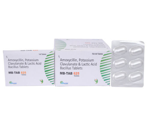 Amoxycillin, Potassium Clavulanate And Lactic Acid Bacillus Tablets