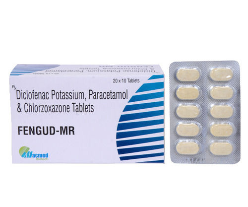 Diclofenac Potassium Paracetamol And Chlorzoxazone Tablet