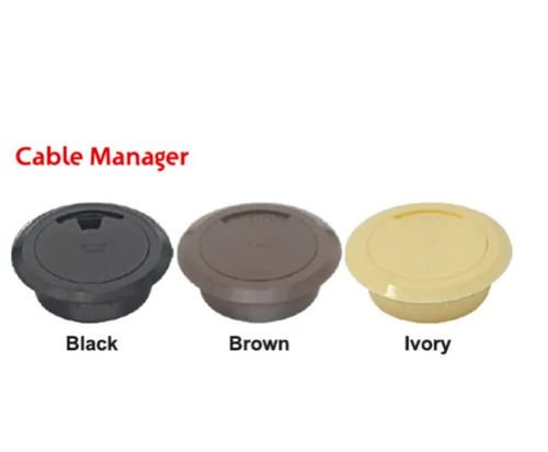 Rubber Lightweight Crack Resistant Round Shape Solid Cable Manager 