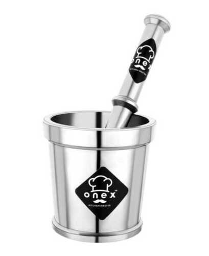 रसोई के लिए हल्का और पोर्टेबल संक्षारण प्रतिरोधी एल्यूमीनियम खलबट्टा