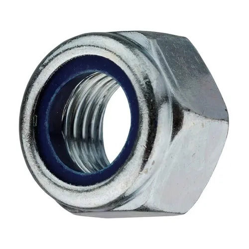 Corrosion And Rust Resistant Mild Steel Nylock Nut