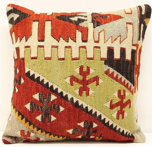 Handmade Kilim Pattern Embroidery Decorative Cushion Cover