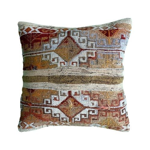 Handmade Kilim Pattern Embroidery Decorative Cushion Cover