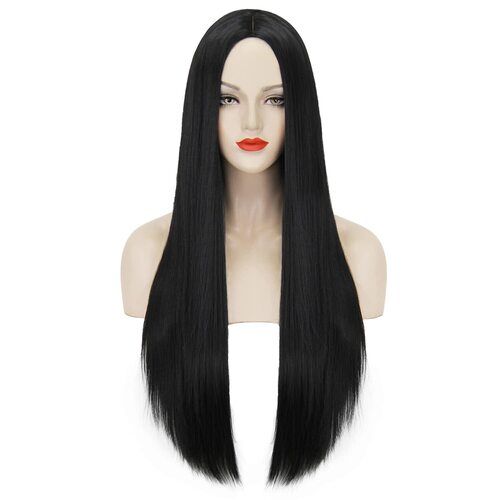 Human Hair Black Ombre With Dark Root Lace Front Wig