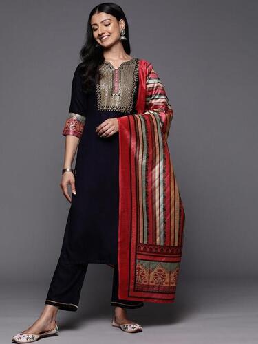 Ladies Cotton Salwar Suit With Dupatta For Party Wear Application: Industrial