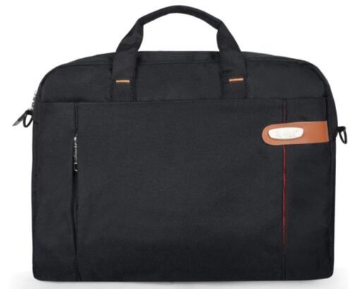 Plain Black Color Laptop Bag