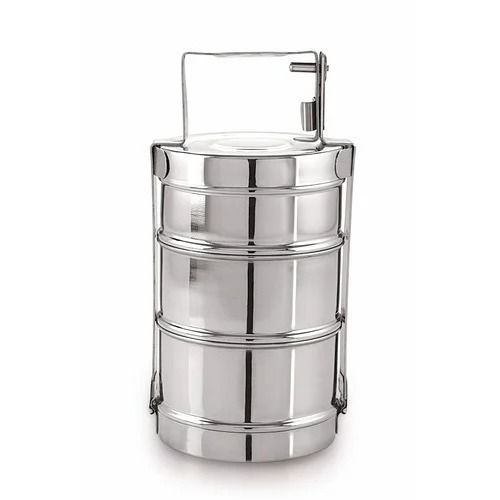 Stainless Steel Easy To Carry Tiffin Carrier For Lunch Box
