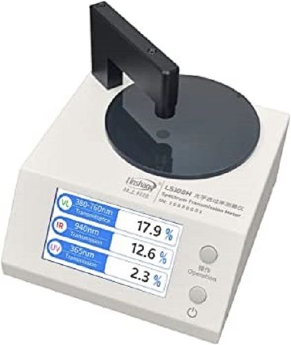 Spectrum Transmission Meter - Aluminum Alloy, 0-100% Measurement Range, 365-760nm Wavelength | Includes Spectrum Meter, DC5V Adapter, User Manual