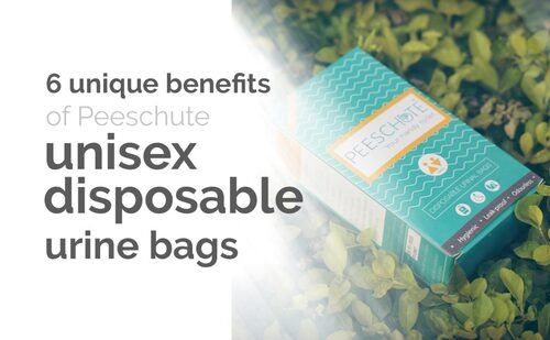 Peeschute Travel Pack Single Time Usable Urine Bag