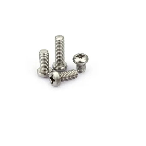 Stainless Steel Pan Head Machine Screw - Color: Silver