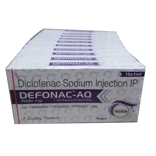 White 1Ml Diclofenac Sodium Injection Ip