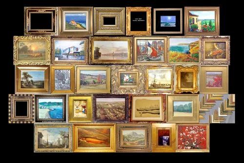 Multi Color And Multiple Shapes Laminating Photo Frame