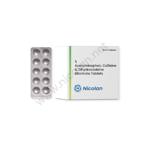 Acetaminophen+Caffeine+Dihydrocodeine Bitartrate Tablet at Best Price