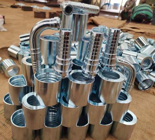 Multiple Shape Silver Color Hydraulic Fittings