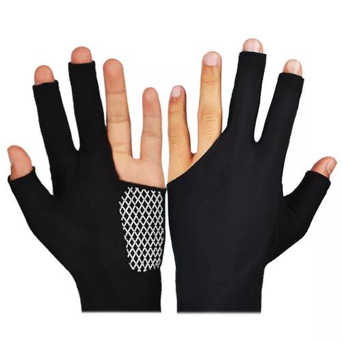 3 Fingers Left Hand Gloves Nine Ball French Billiards Gloves