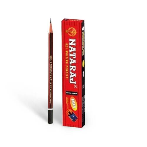Multi Color Long Shape Natraj Pencil Box For School