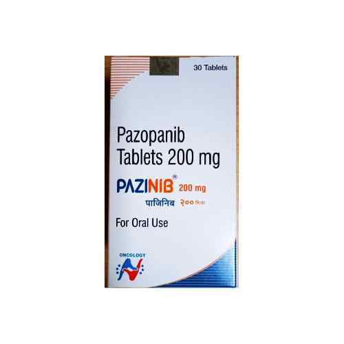 Pazinib 400mg Tablet - Pazopanib Hydrochloride 400mg, For Treatment of Renal Cell Carcinoma and Soft-tissue Sarcoma