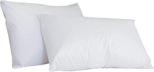 White Color Rectangular Shape Hospital Pillow Application: Commercial