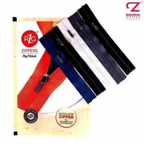 Multi Color Plain Garments Zipper For Garments Applications