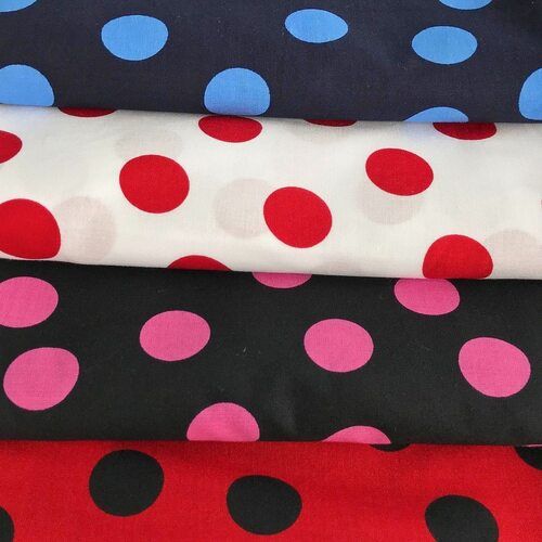 Normal Shine Skin Friendly Printed Soft Cotton Fabrics For Making Garments