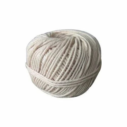 White Color Round Shape Cotton Ball For Piping Threads
